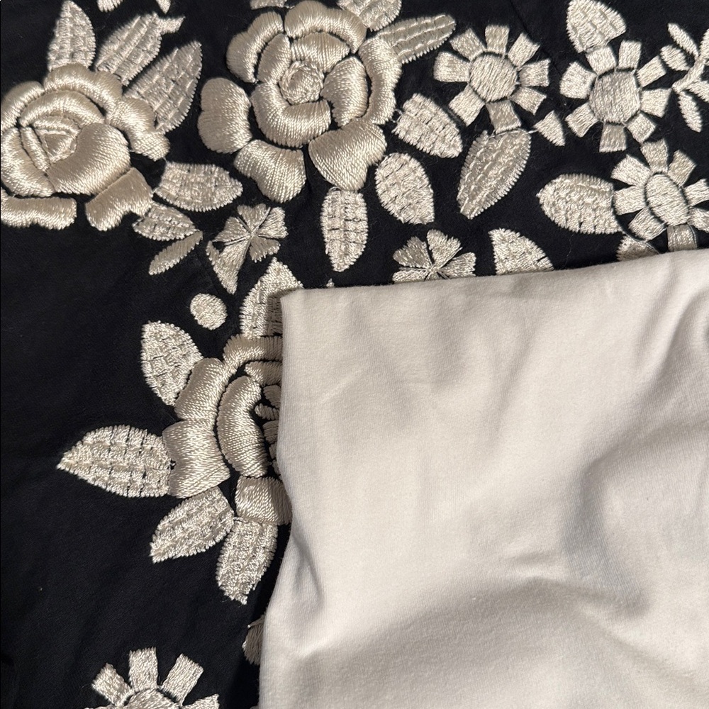 Lucky Brand Black Embroidered Women's Jacket - Picture 8 of 9